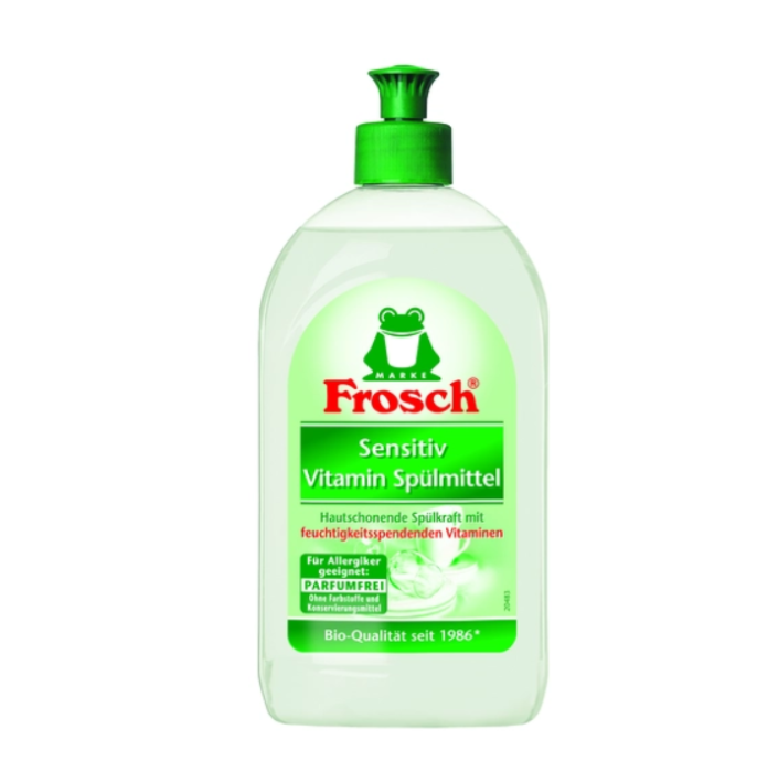 Средство для мытья посуды для чувствительной кожи Frosch 500мл