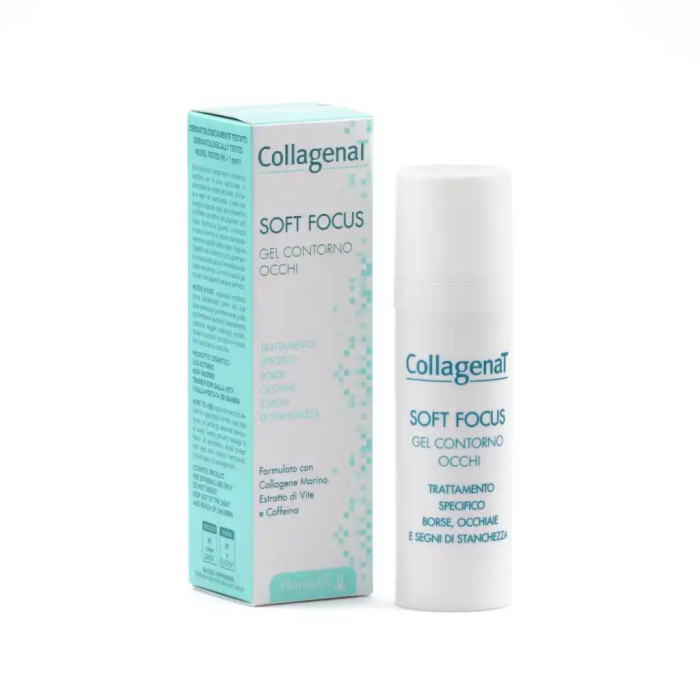 CollagenaT Soft Focus eye contour gel Гель для контура глаз с морским коллагеном кофеином и пептидами, 30 мл