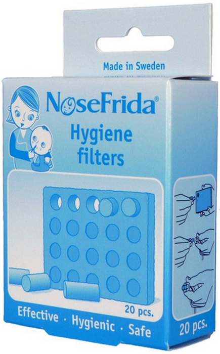 NoseFrida Гигиенические фильтры для аспиратора, 20 шт.