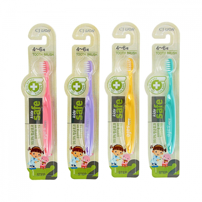 Lion Детская зубная щетка "Kids safe toothbrush" (шаг 2, 4-6 лет) 5611554