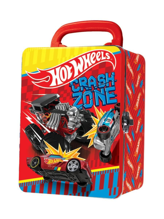 Mattel Hot Wheels Игрушка Портативный кейс для хранения 18 машинок цвет: светло-красный  HWCC2