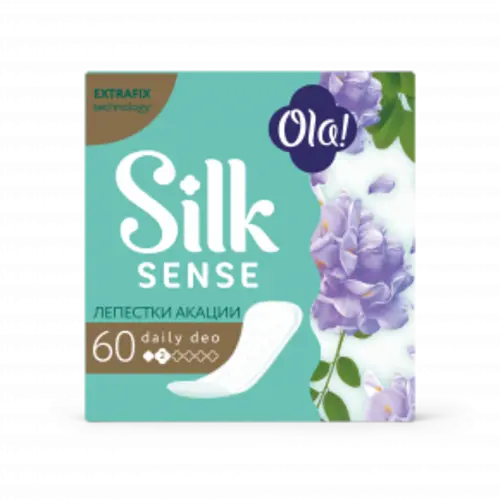 OLA! Silk Sense DAILY DEO прокладки ежедневные Лепестки акации уп.60