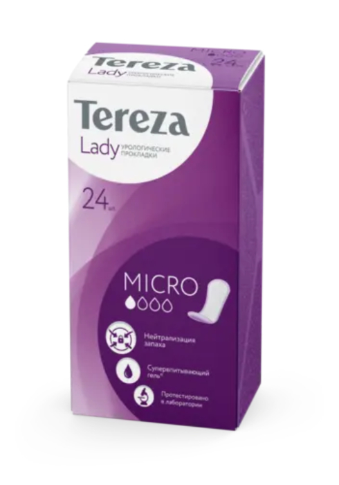 TerezaLady Прокладки женские урологические Micro 24шт